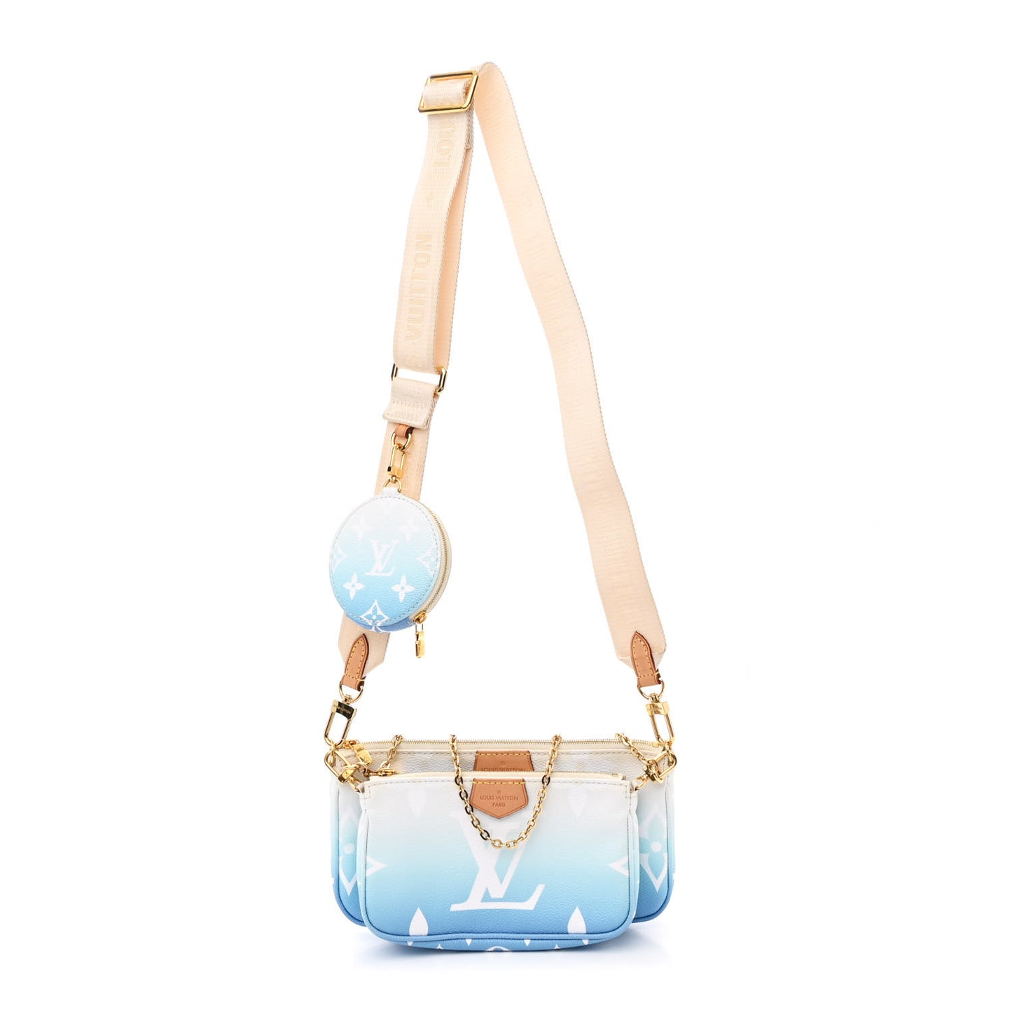 Monogram Giant By The Pool Multi Pochette Accessories Blue
