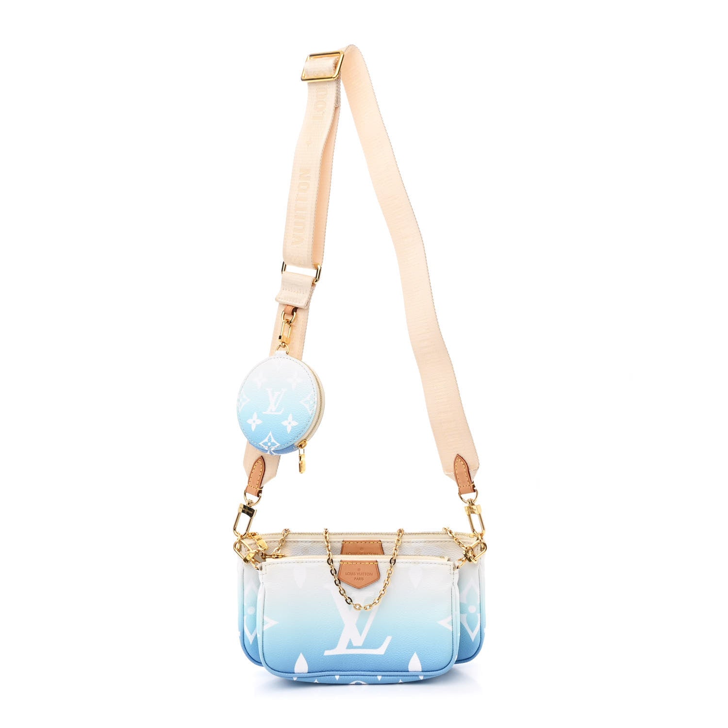 Louis Vuitton Monogram Giant By The Pool Multi Pochette Accessories Blue 1 of 12
