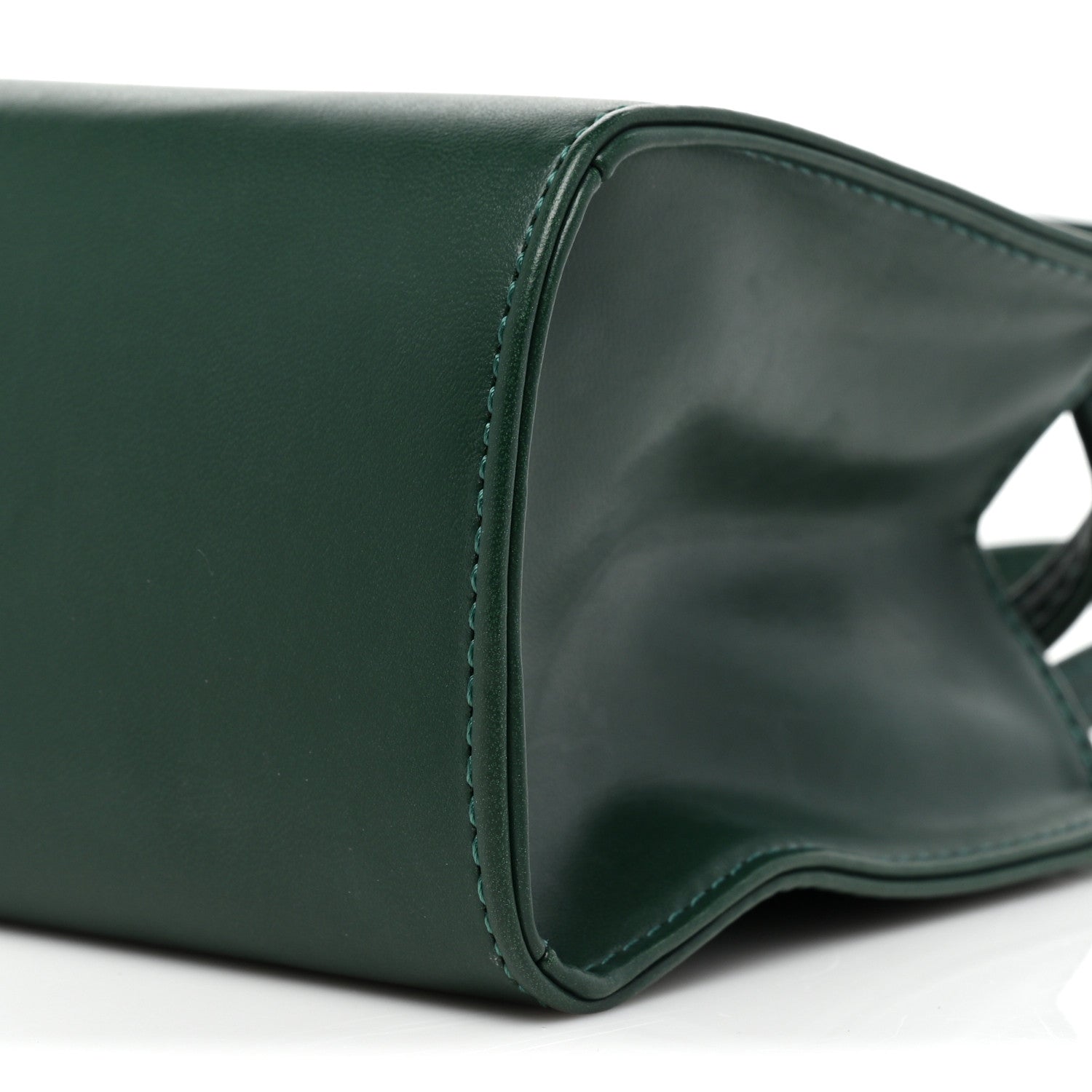 Telfar Vegan Leather Small Shopping Bag Dark Olive 7 of 7