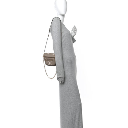 Louis Vuitton Empreinte Mini Bumbag Tourterelle Cream 2 of 9