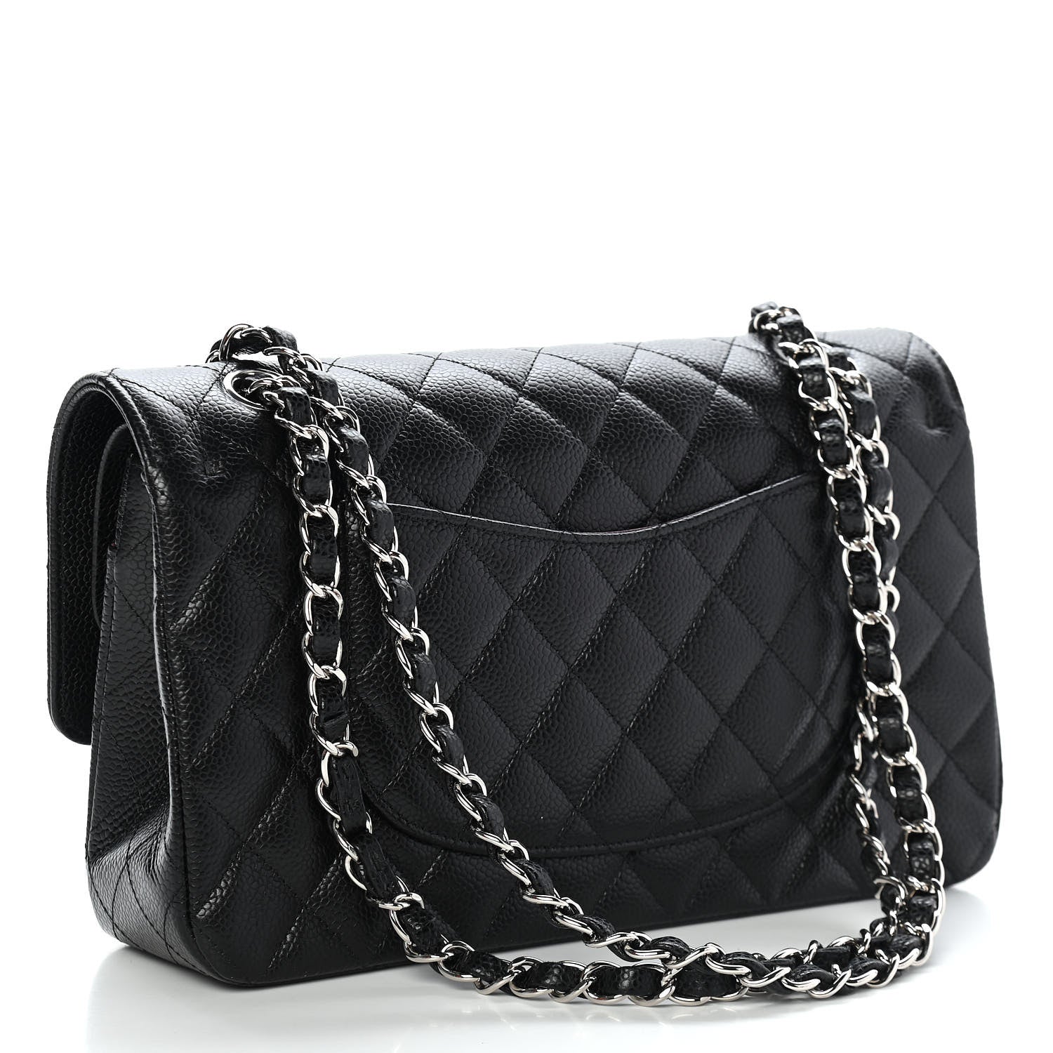 Chanel Caviar Quilted Medium Double Flap Black 3 of 9