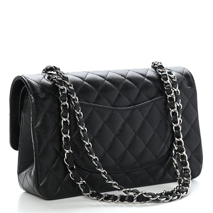 Chanel Caviar Quilted Medium Double Flap Black 3 of 9