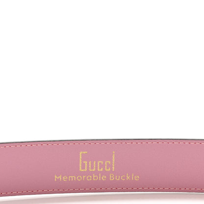 Gucci Plutone Calfskin Enamel Crystal Square G Snake 30mm Belt 80 32 Sugar Pink 5 of 6