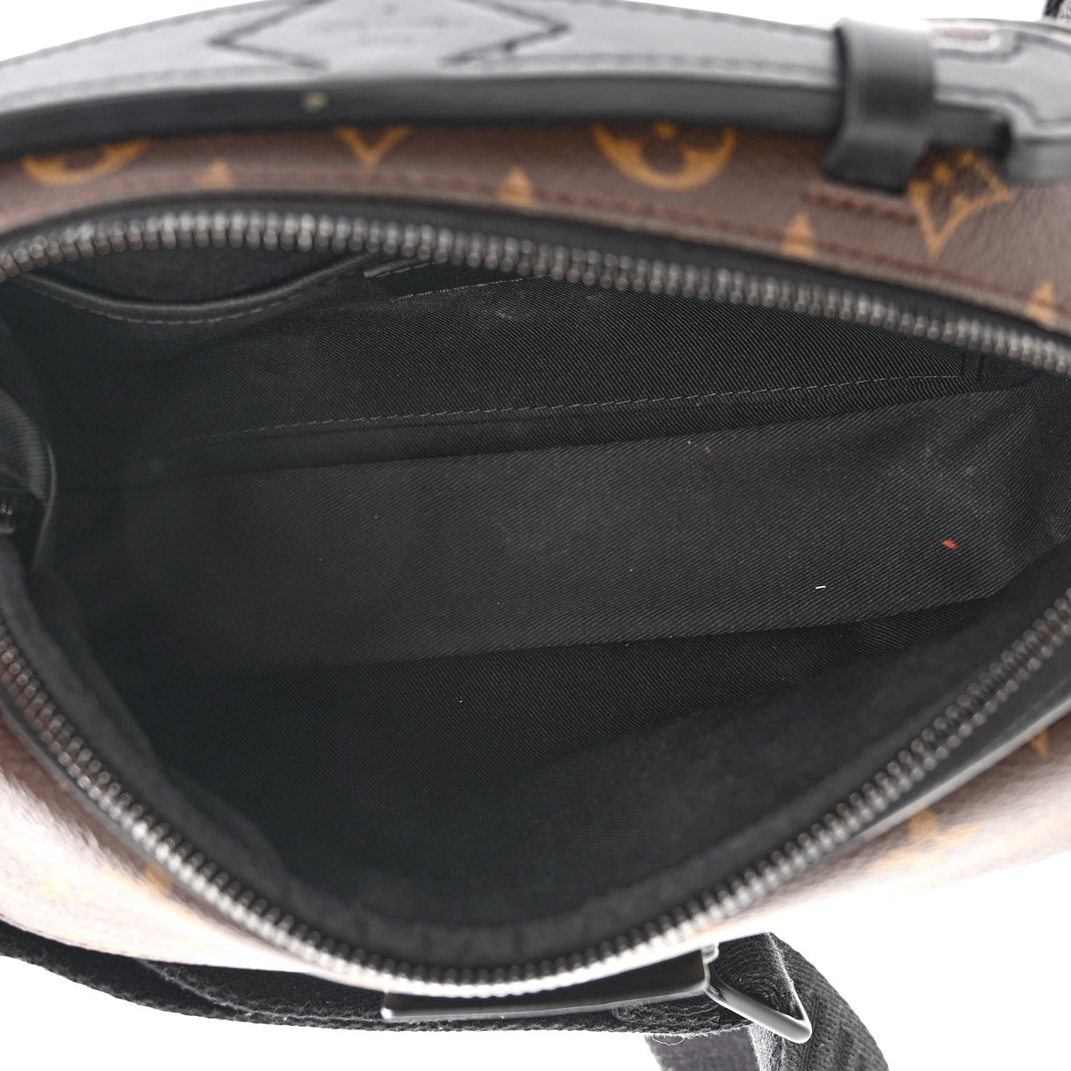 Louis Vuitton Monogram Macassar S Lock Messenger 5 of 10