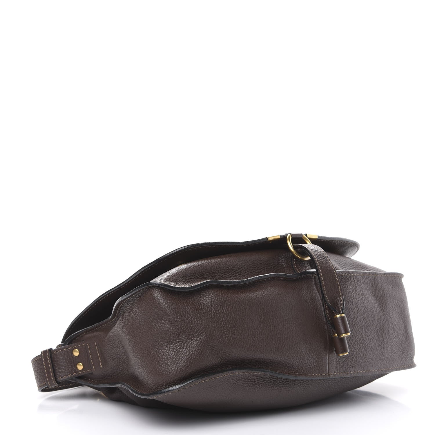 Chloe Calfskin Medium Marcie Top Handle Bag Truffle 5 of 13
