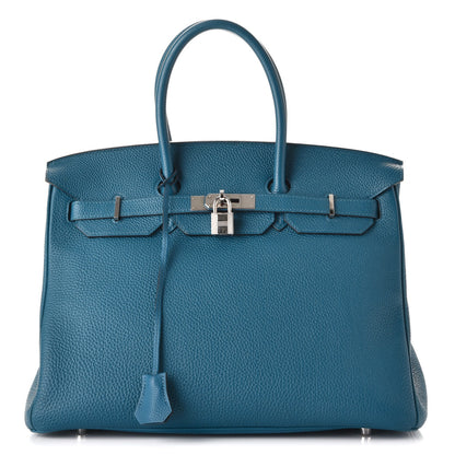 Hermes Togo Birkin 35 Bleu De Galice 1 of 38
