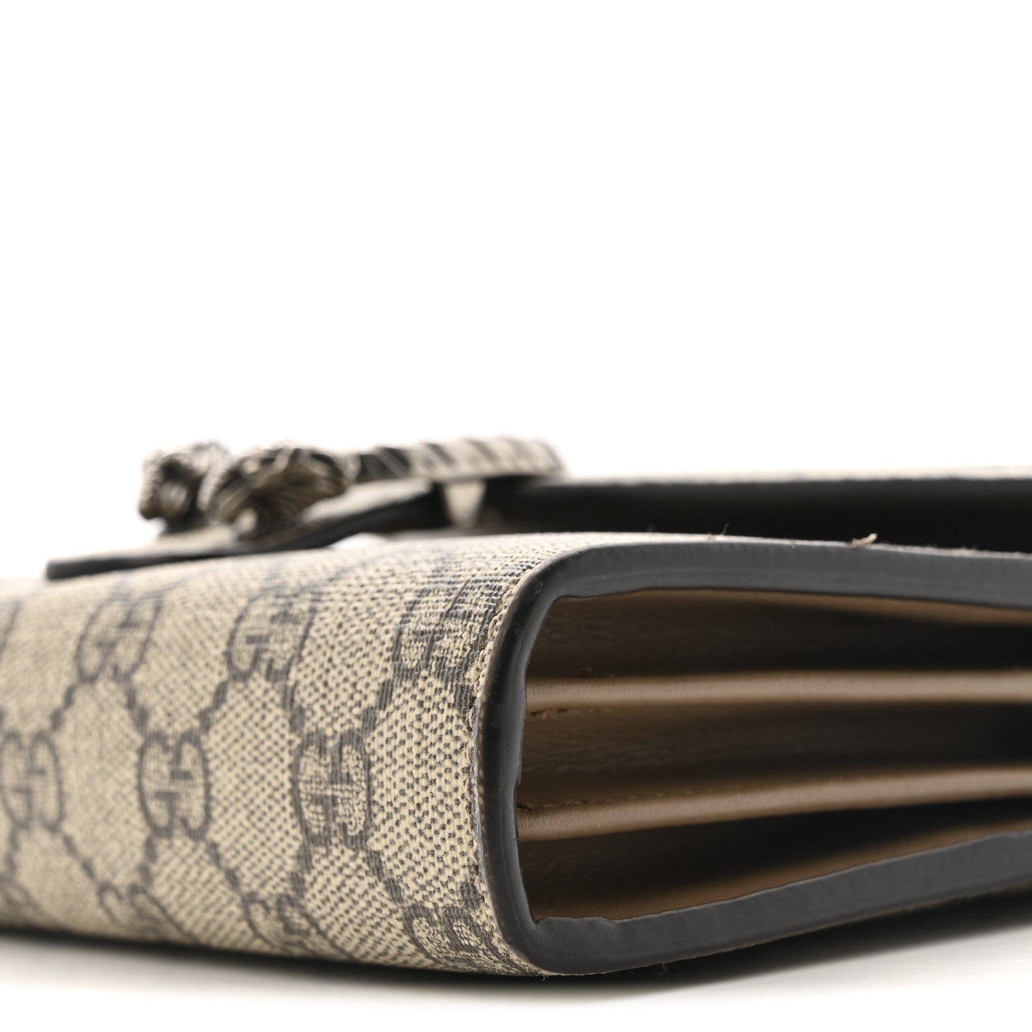 Gucci GG Supreme Monogram Mini Dionysus Chain Wallet Beige Taupe 11 of 13