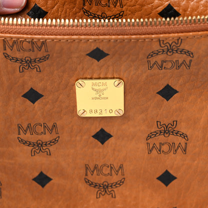 MCM Visetos Medium Fusten Belt Bag Cognac 6 of 10