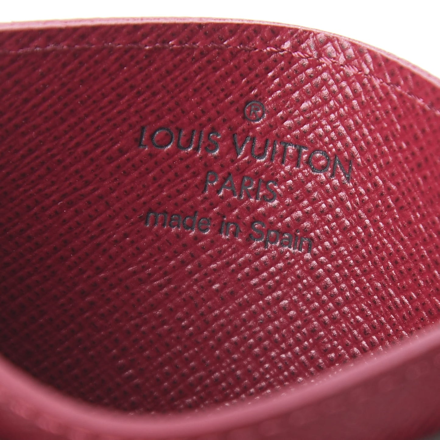 Monogram Card Holder Fuchsia