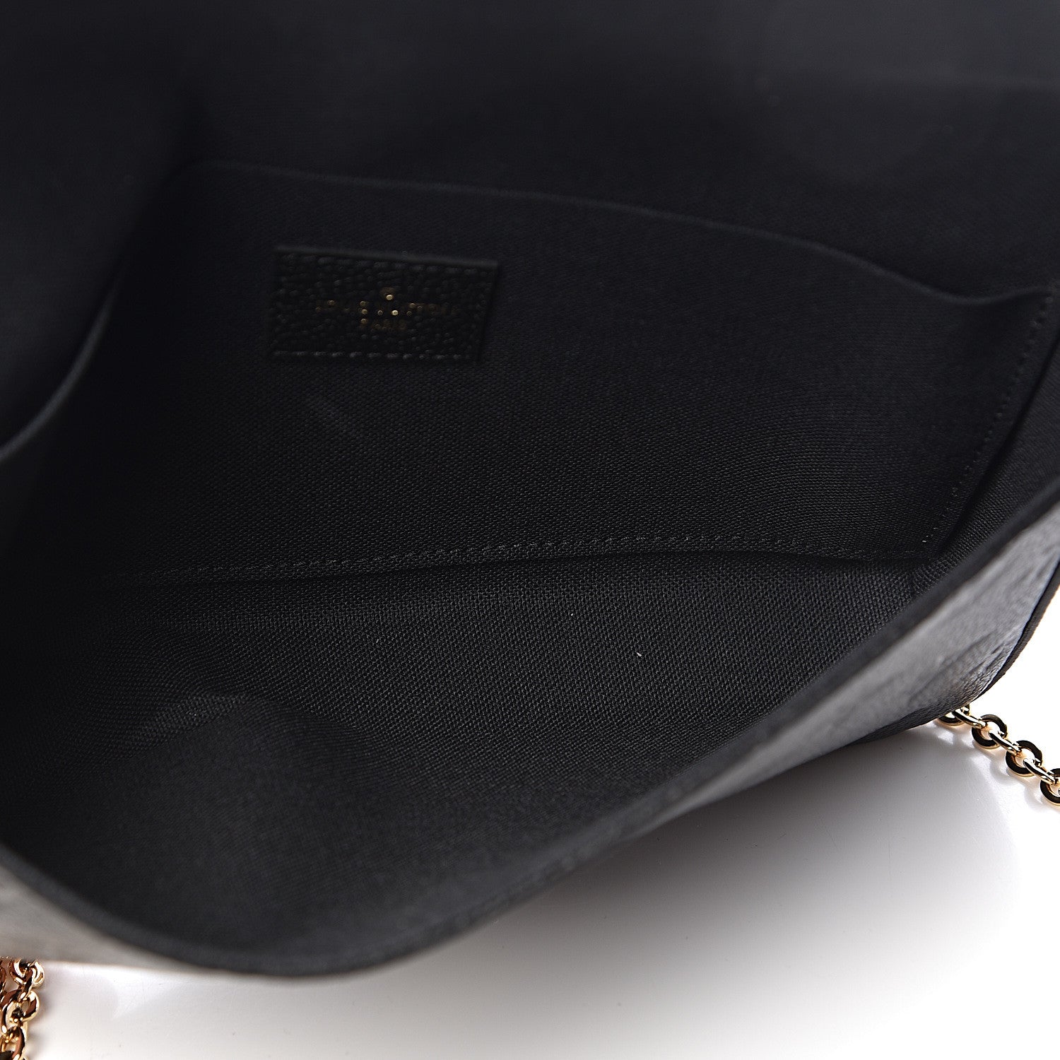 Louis Vuitton Empreinte Pochette Felicie Chain Wallet Black 5 of 14