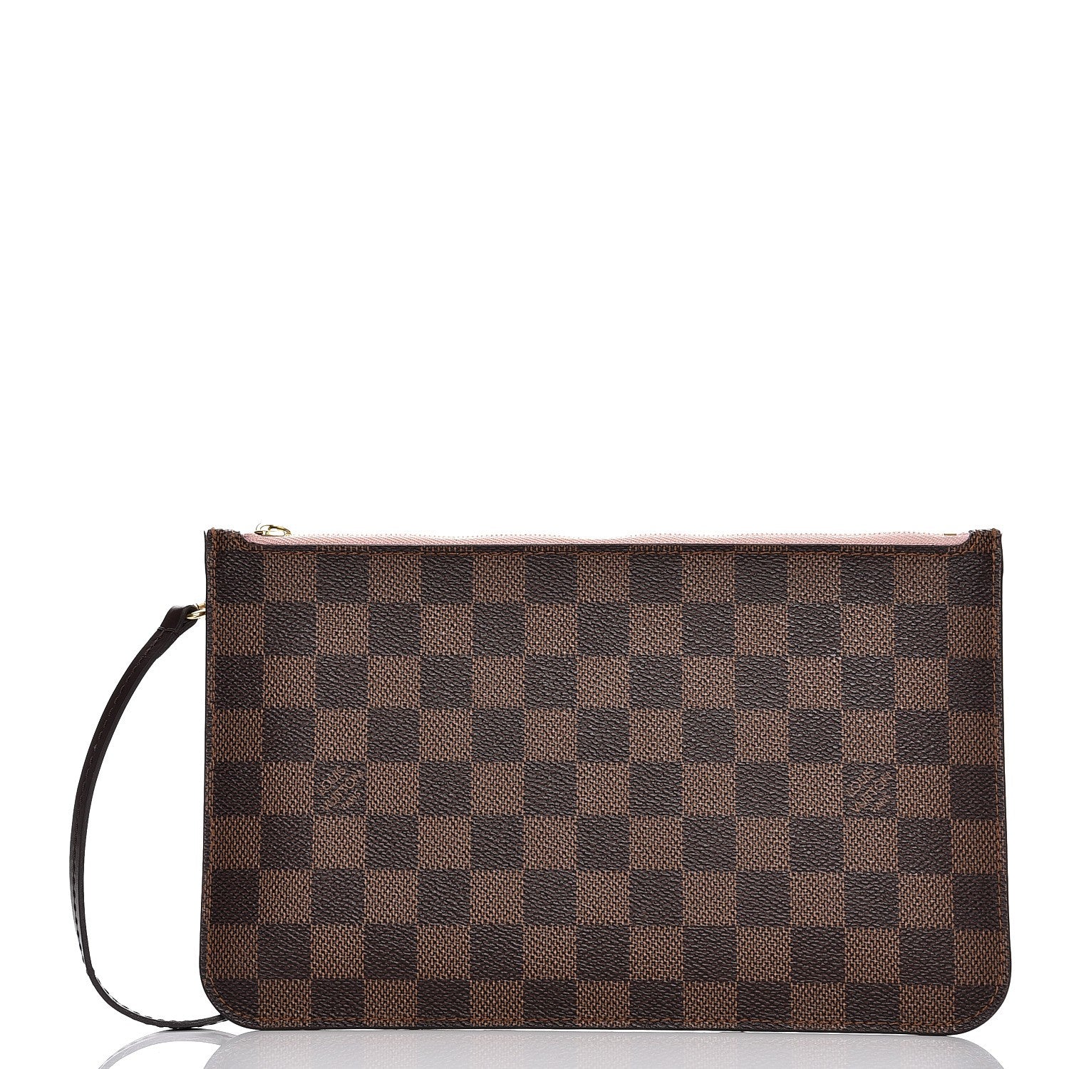 Louis Vuitton Damier Ebene Neverfull MM GM Pochette Rose Ballerine 1 of 8