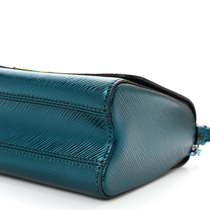 Louis Vuitton Epi Twist Scarabeo Shoulder Bag MM Blue Boreale 10 of 10