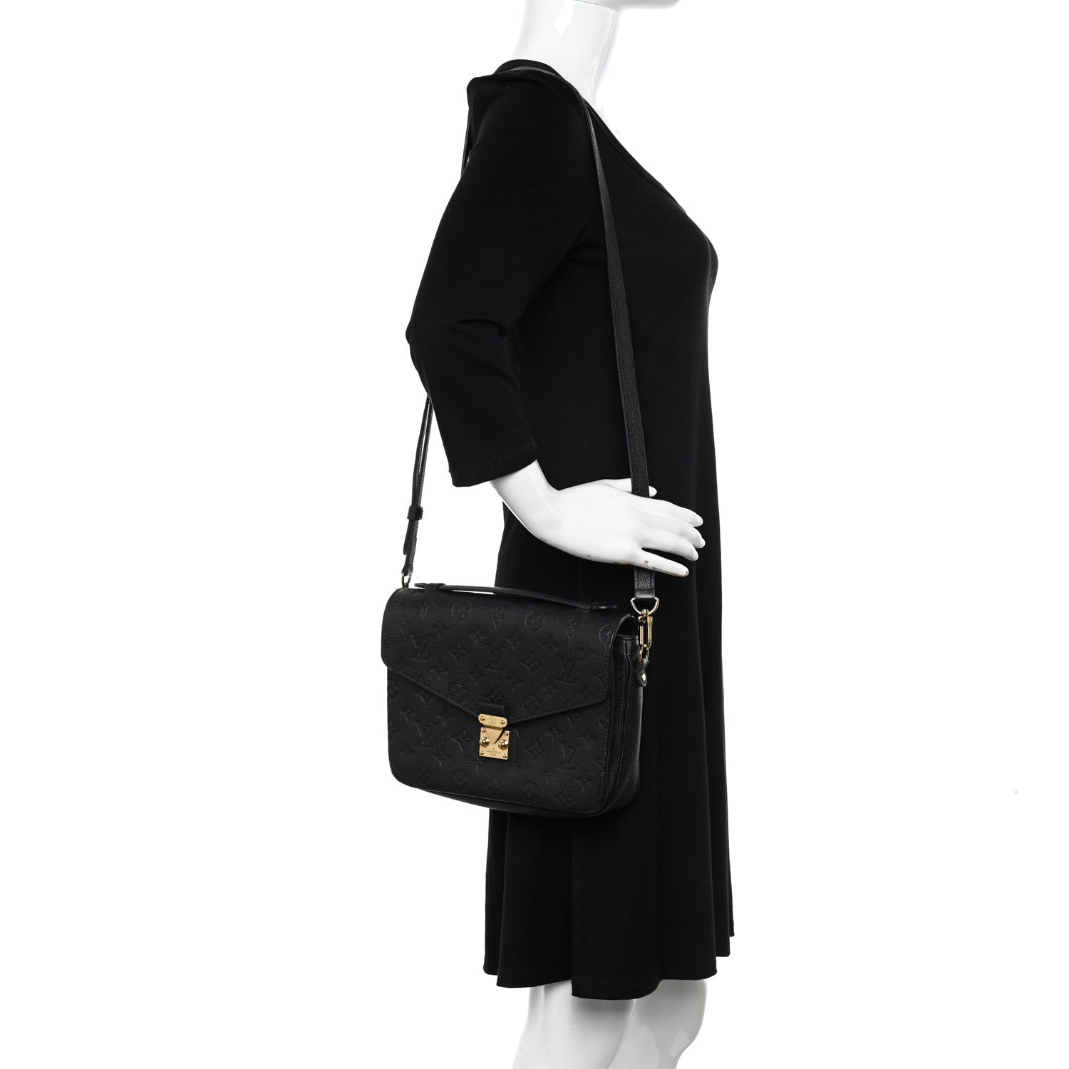 Louis Vuitton Empreinte Pochette Metis Black 2 of 10