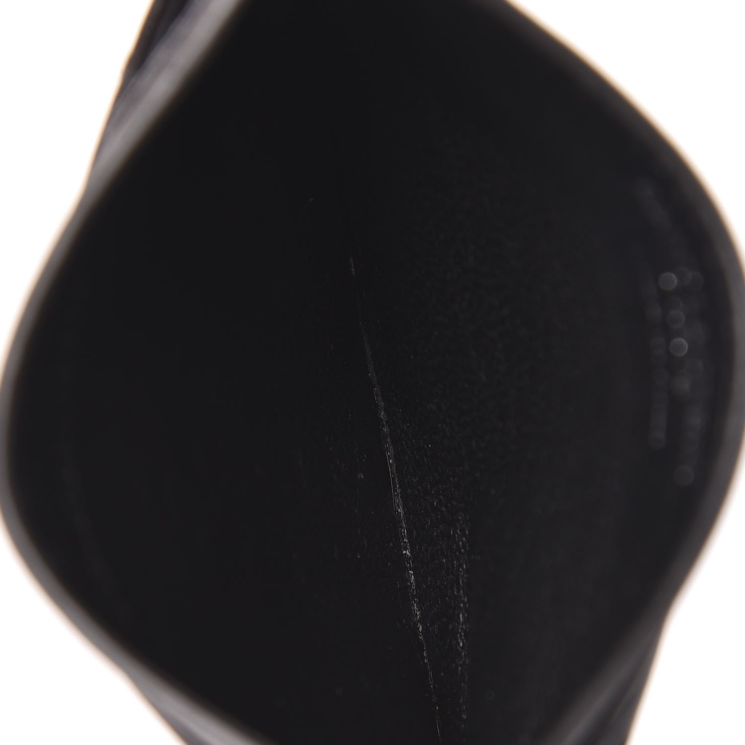 Saint Laurent Grain De Poudre Matelasse Chevron Monogram Credit Card Case Coal 5 of 8