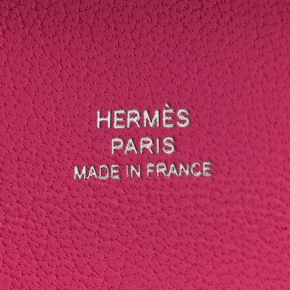 Hermes Chevre Chamkila Bastia Coin Purse Rose Pop 6 of 8
