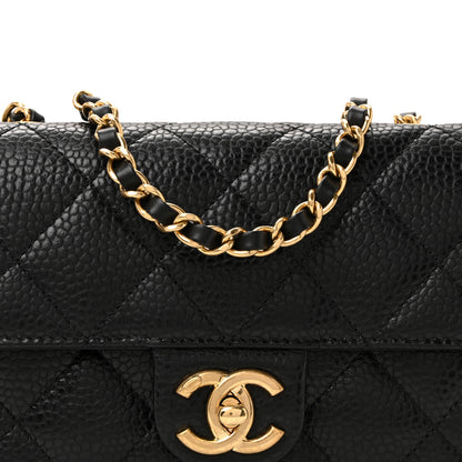 Chanel Grained Calfskin Quilted Cruise Mini Flap Black 21 of 31