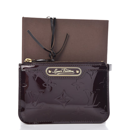Louis Vuitton Vernis Key Pouch Amarante 8 of 8