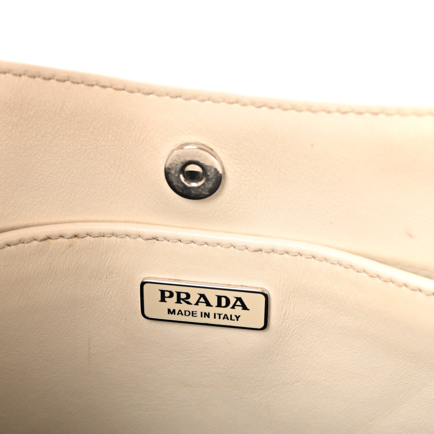 Spazzolato Cleo Shoulder Bag White