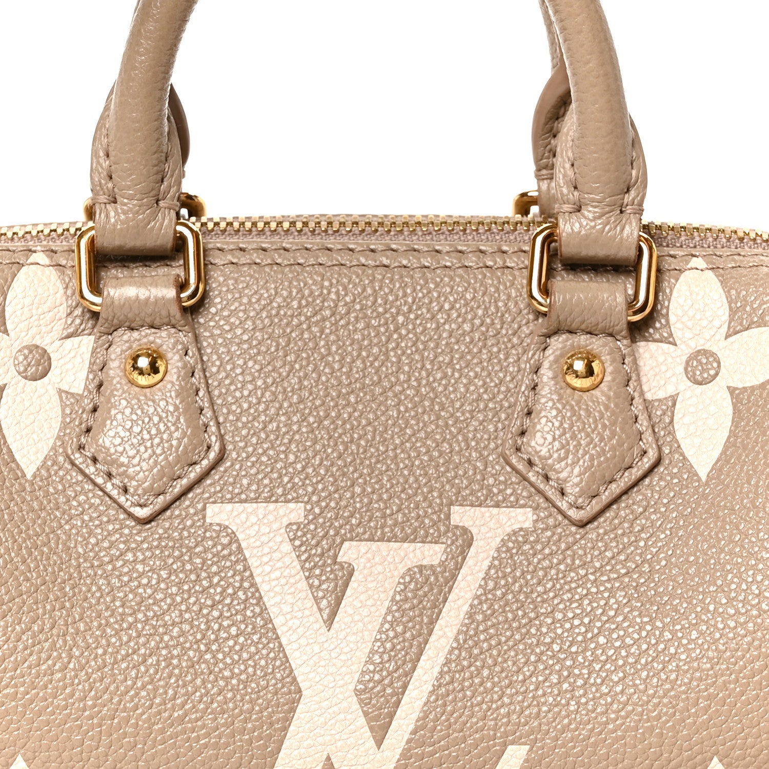 Louis Vuitton Empreinte Monogram Giant Papillon BB Tourterelle Cream 8 of 10