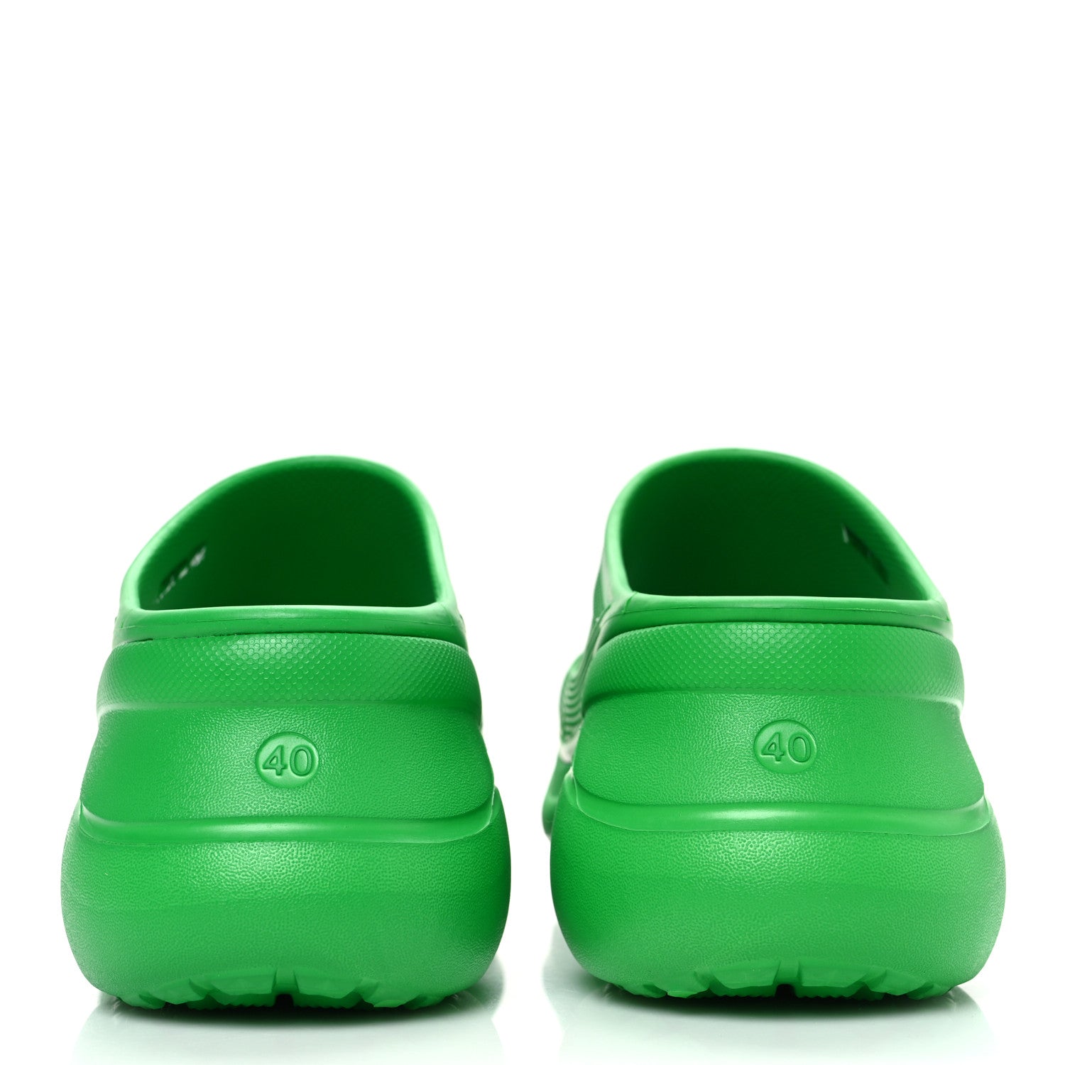 Balenciaga X CROCS Rubber Womens Pool Slides 40 Green 1789759