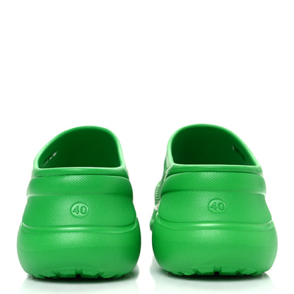 Balenciaga X CROCS Rubber Womens Pool Slides 40 Green 6 of 10