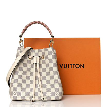 Louis Vuitton Damier Azur Braided Neonoe BB Pink 14 of 14