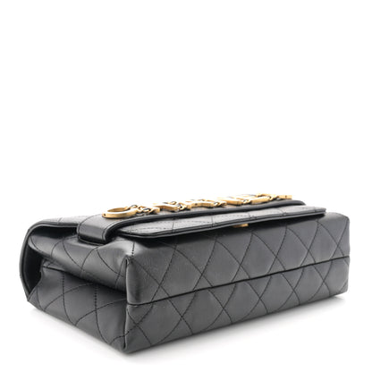 Chanel Calfskin Quilted Enchained Flap Black 4 of 10