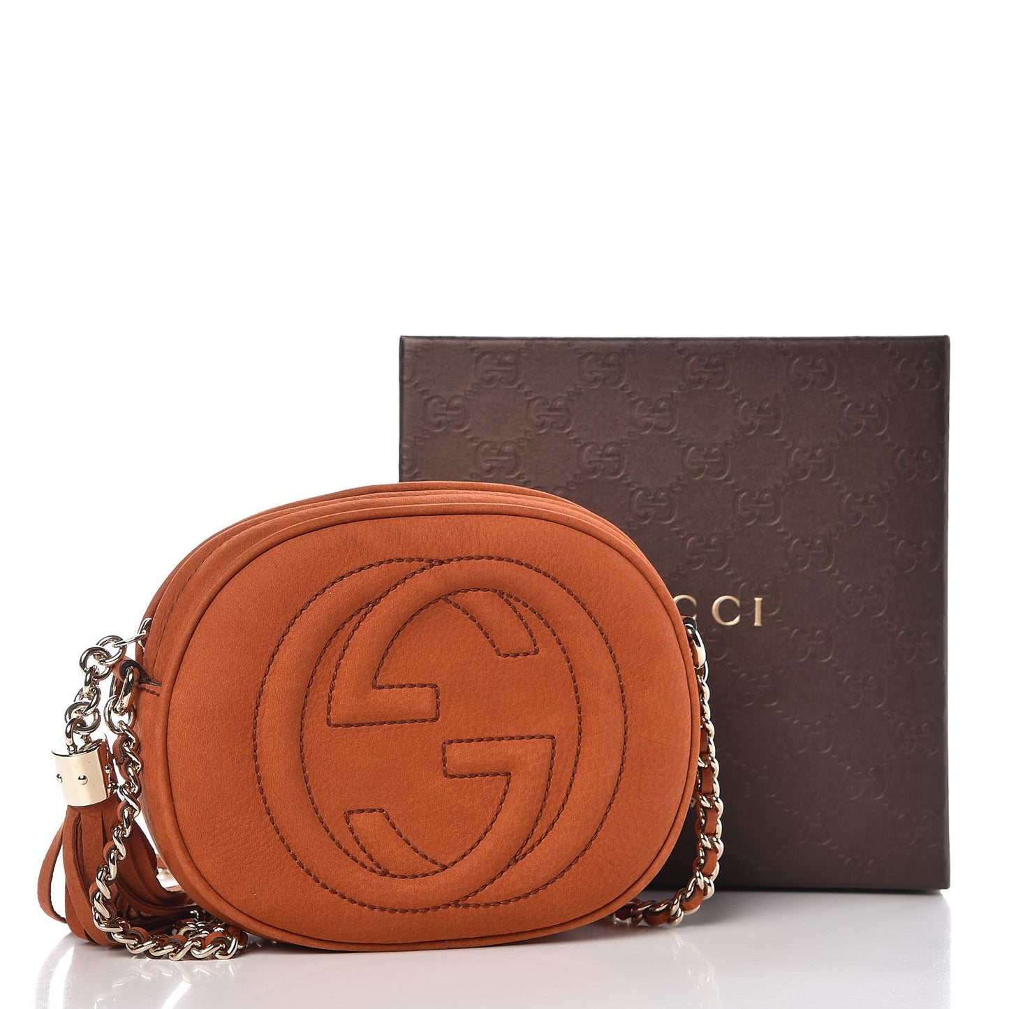 Vitello Range Mini Soho Chain Bag Old Whisky