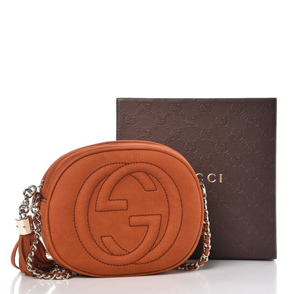 Gucci Vitello Range Mini Soho Chain Bag Old Whisky 9 of 9
