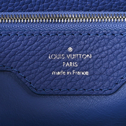 Louis Vuitton Taurillon Snakeskin Capucines MM Denim 7 of 11