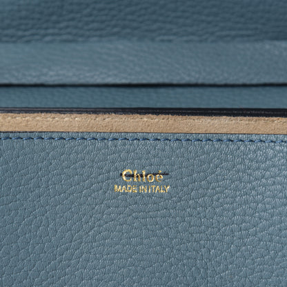 Chloe Grained Lambskin Drew Shoulder Bag Cloudy Blue 8 of 10