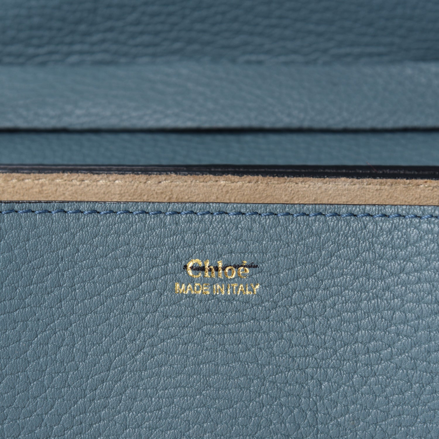 Chloe Grained Lambskin Drew Shoulder Bag Cloudy Blue 8 of 10