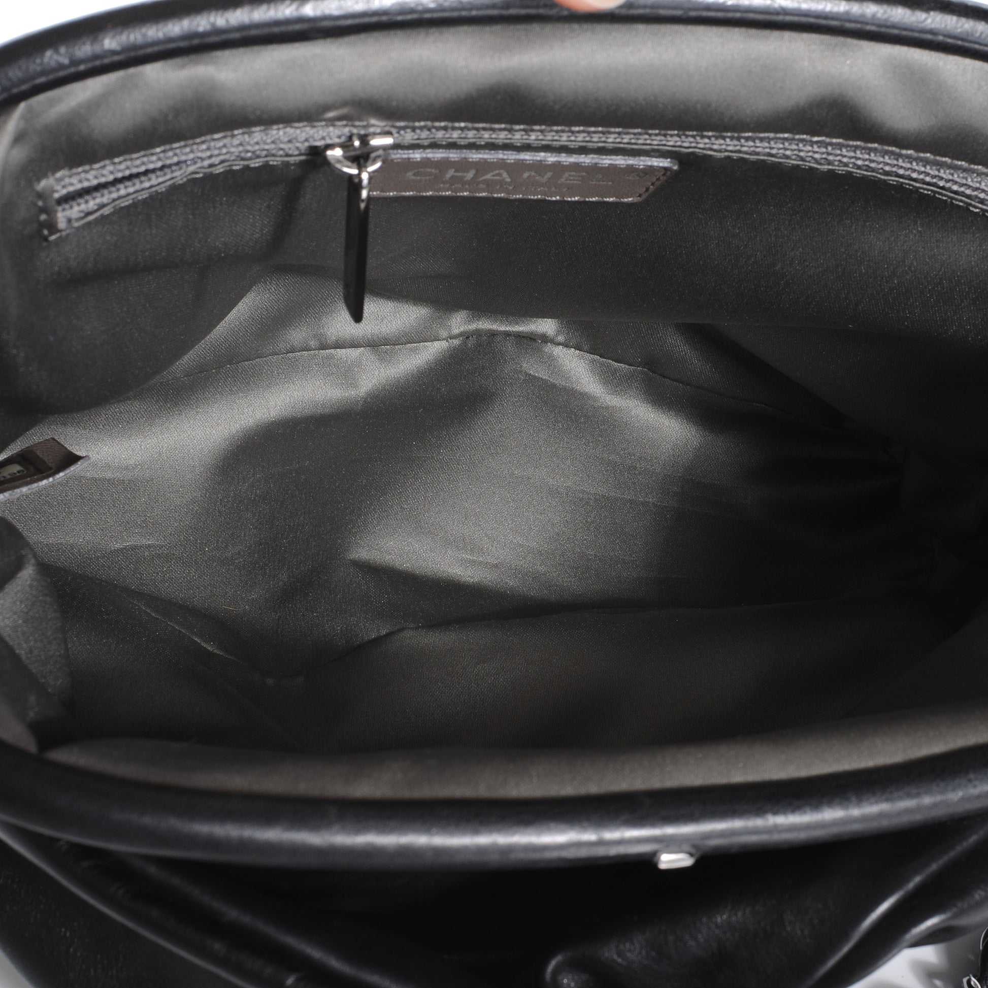 Chanel Lambskin Mini Rock and Chain Hobo Black 8 of 8