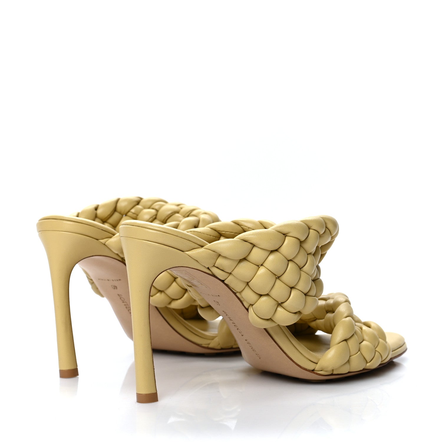 Bottega Veneta Nappa Twisted Padded Intrecciato Curve Slide Sandals 40 Tapioca 4 of 7