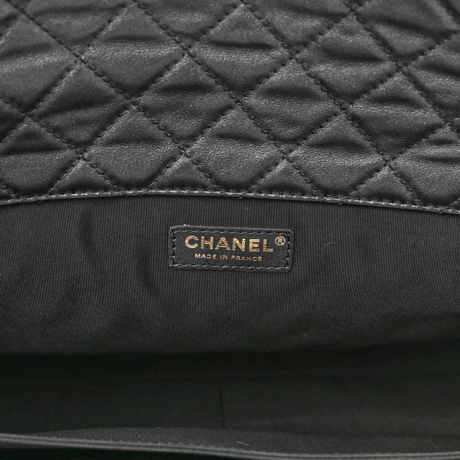 Chanel Calfskin Quilted XXL Travel Flap Bag Black 6 of 10