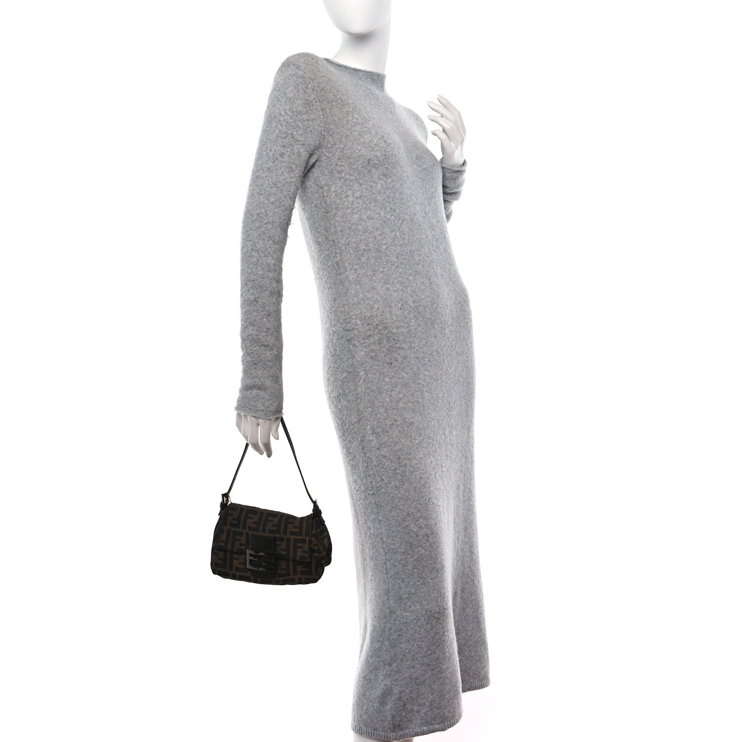 Fendi Zucca Mini Mama Baguette Tobacco 2 of 9
