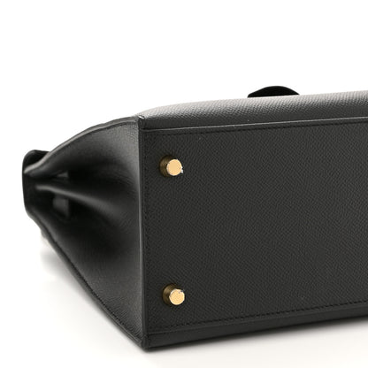 Hermes Epsom Kelly Sellier 28 Black 9 of 12