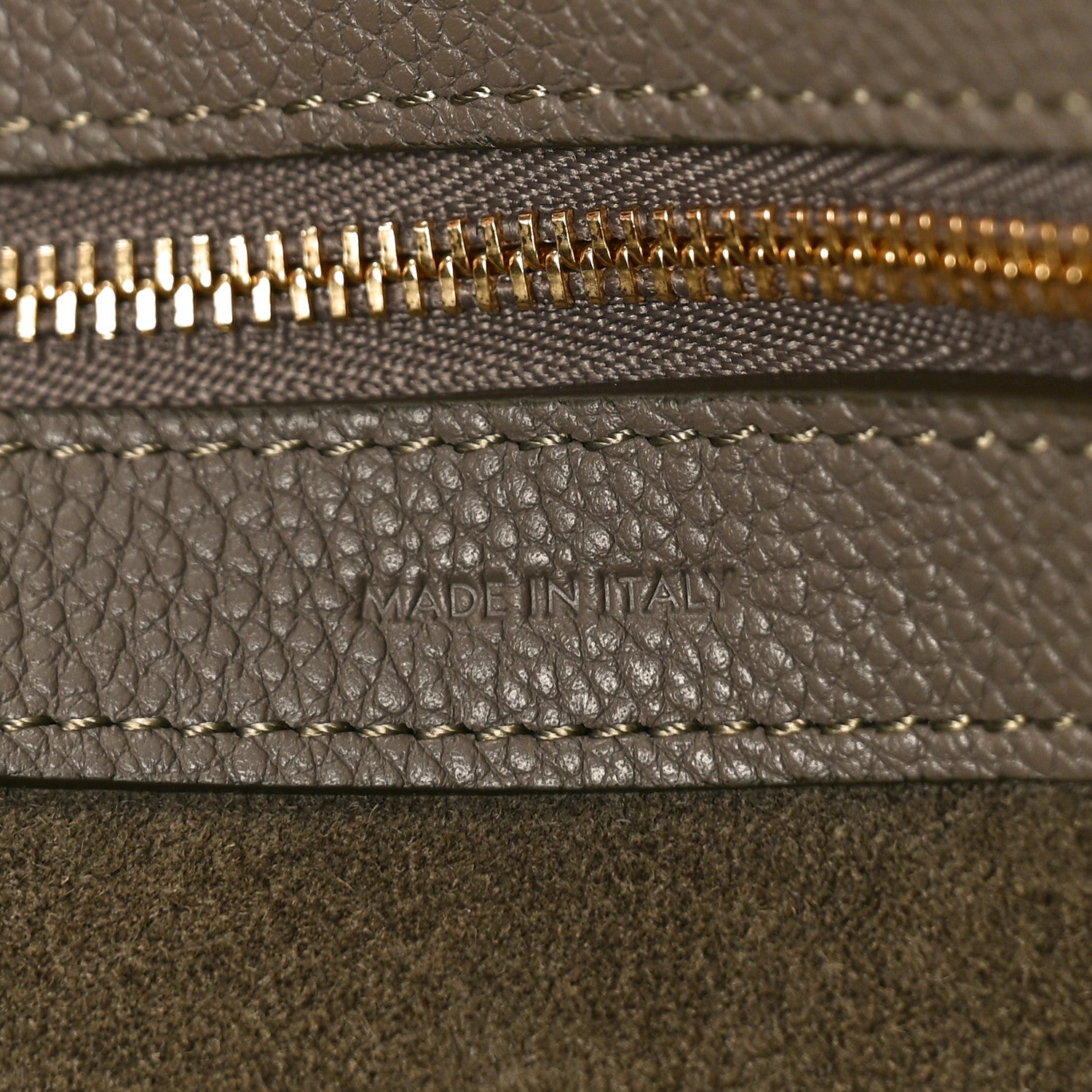 Celine Soft Grained Calfskin Small Belt Cabas Phantom Taupe 6 of 8