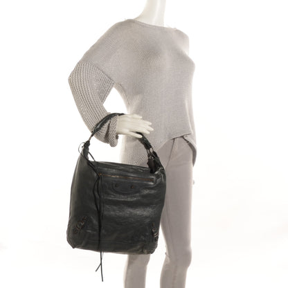 Balenciaga Agneau Classic Hardware Day Hobo Anthracite 2 of 7