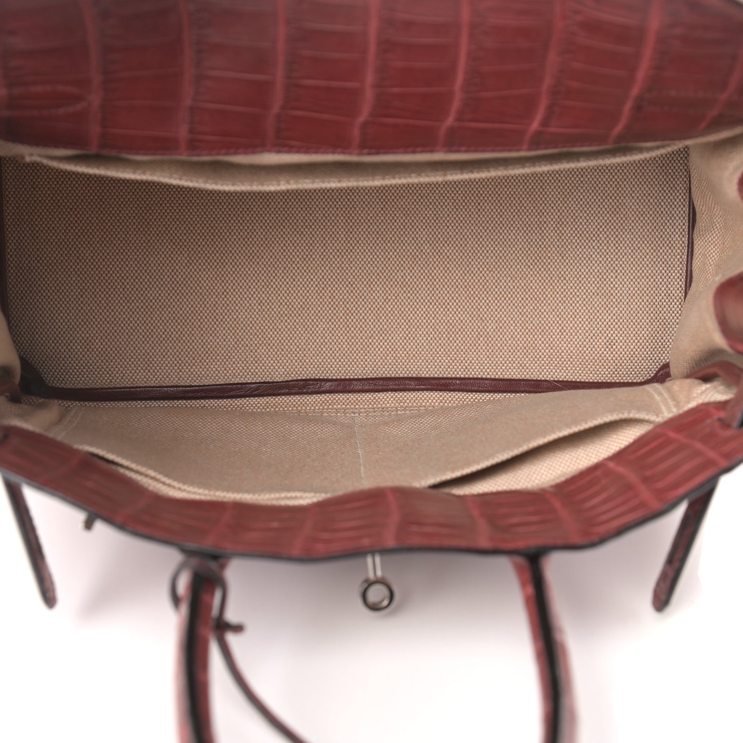 Matte Niloticus Crocodile Birkin 30 Rouge H