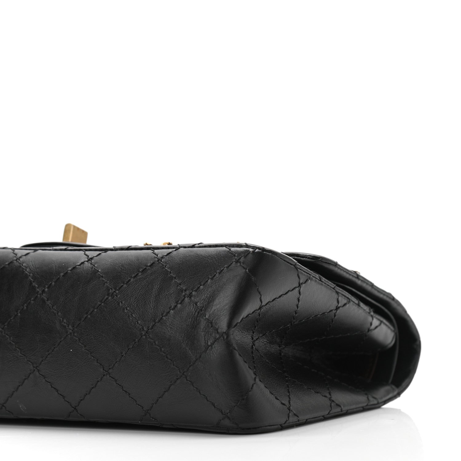 Chanel Aged Calfskin Lucky Charms 2.55 Reissue 225 Flap Black 9 of 10