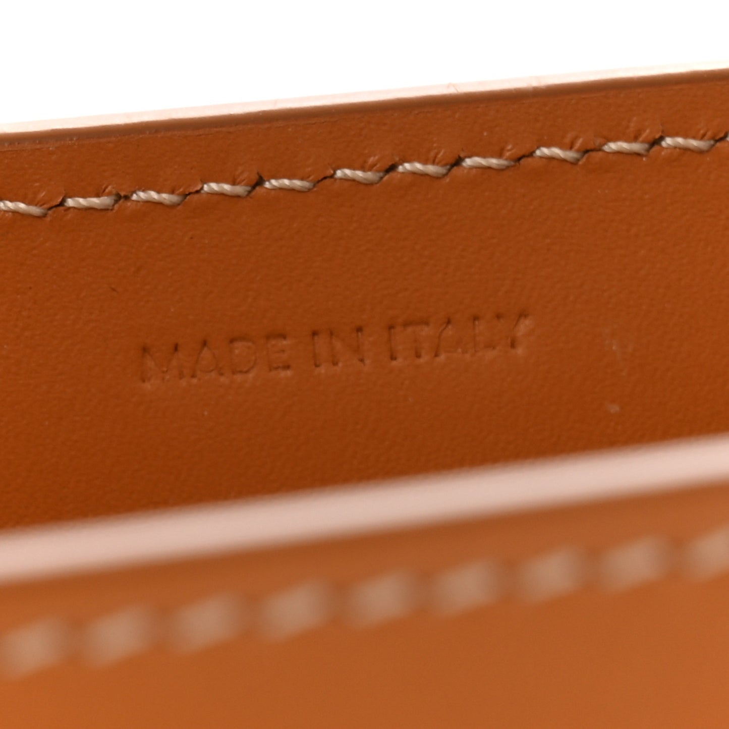 Canvas Calfskin Logo Print Small Vertical Cabas Natural Tan