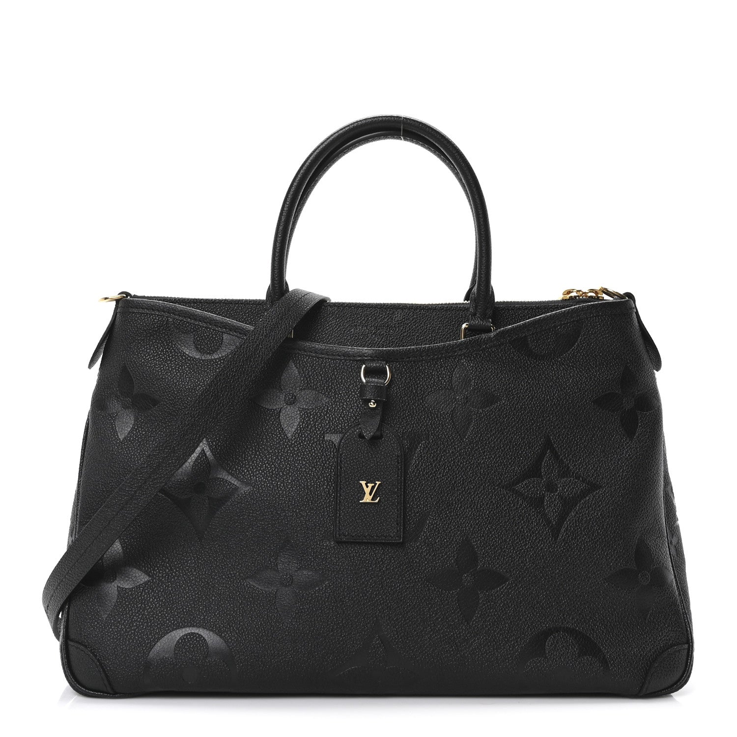 Louis Vuitton Empreinte Monogram Giant Trianon MM Black 1 of 9