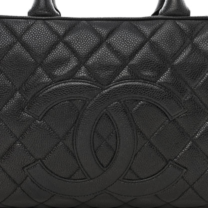 Chanel Caviar Quilted Large Bowler Black 8 of 10