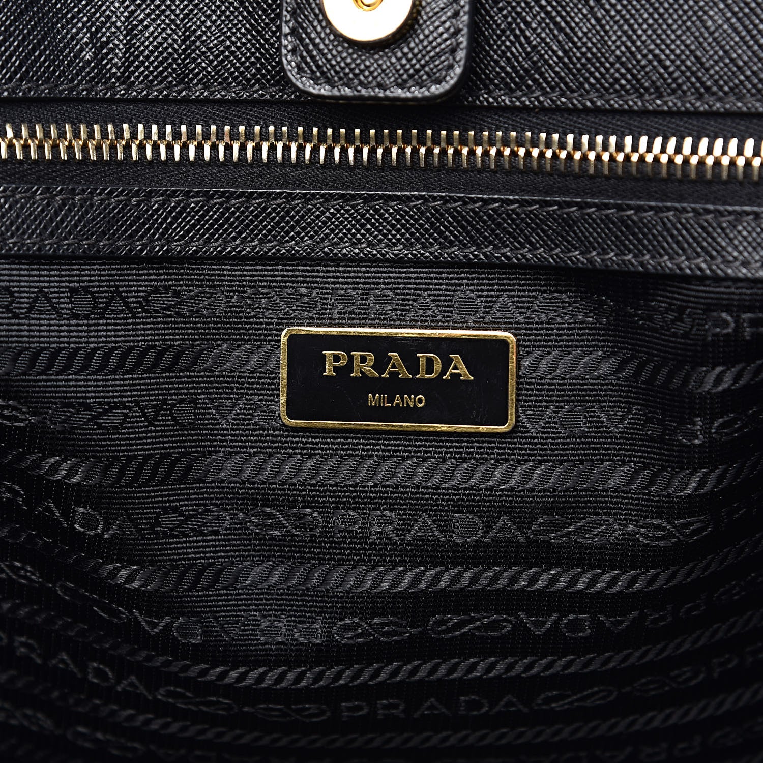 Prada Saffiano Lux Large Tote Black 6 of 15