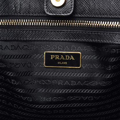 Prada Saffiano Lux Large Tote Black 6 of 15