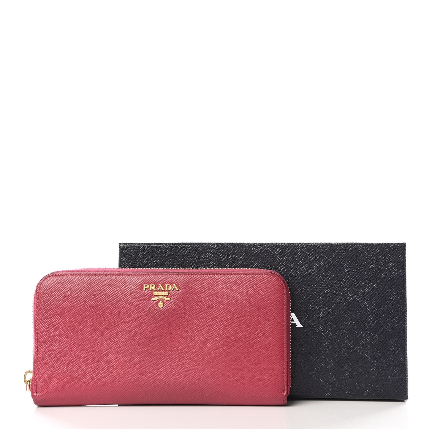 Saffiano Zip Around Wallet Peonia