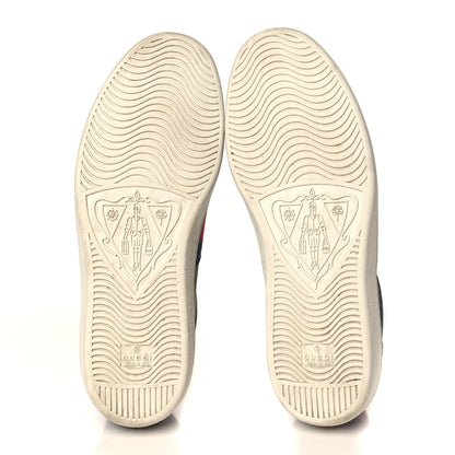 Gucci GG Supreme Monogram Ayers Web Mens New Ace Sneakers 10.5 Black 5 of 8