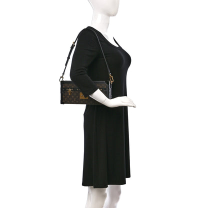 Louis Vuitton Monogram Petite Malle East West Black 2 of 8