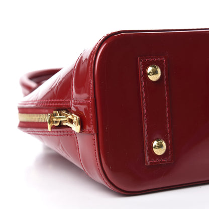 Louis Vuitton Vernis Alma BB Pomme D'Amour 6 of 10